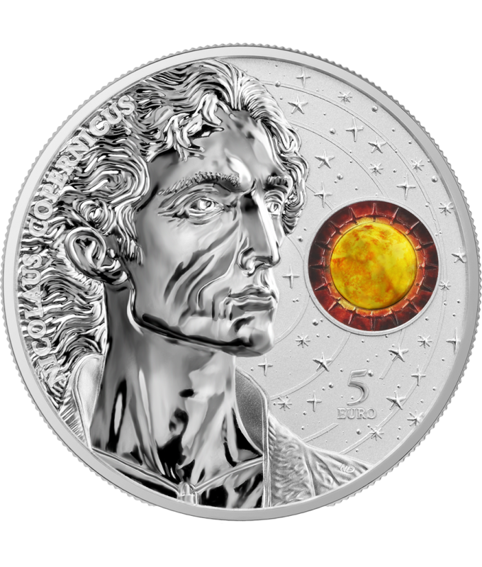 5 euro - Mikołaj Kopernik - Malta - 2023 - 1 oz Ag999