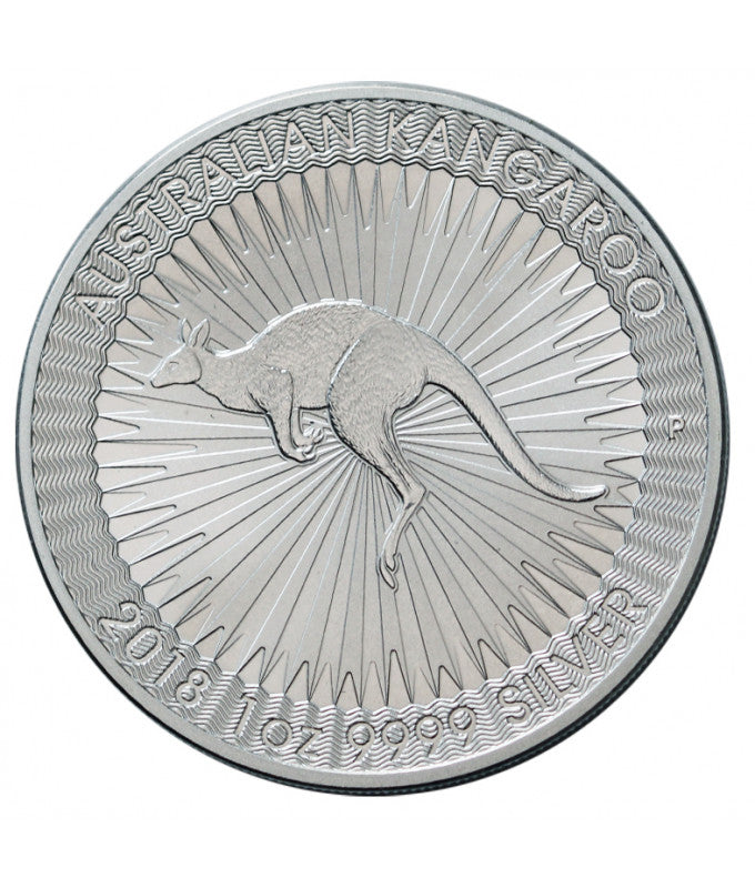 Srebrny kangur australijski 1 uncja - 2018