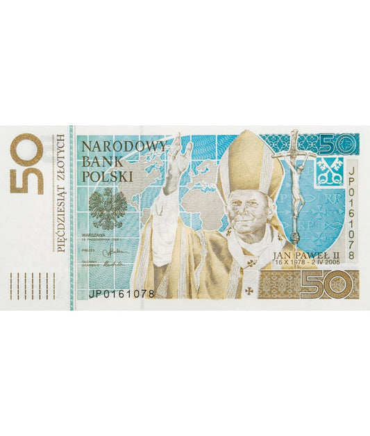 50 zł Jan Paweł II 2006