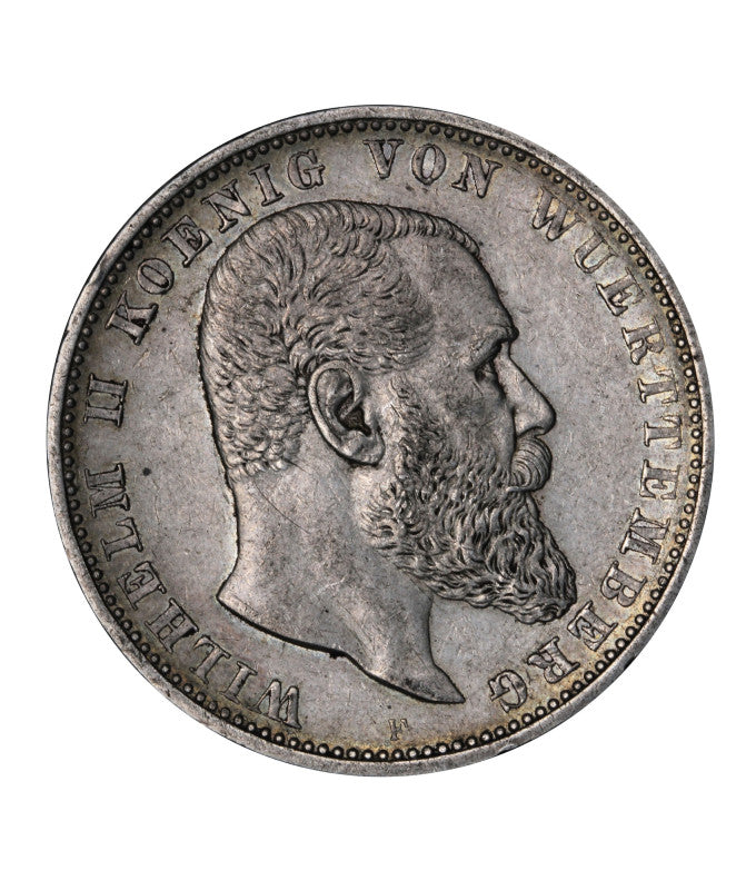 Niemcy - Wirtembergia - 5 marek 1903 - Wilhelm II - (N38)